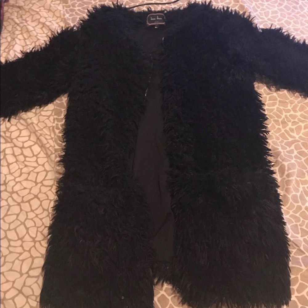 Faux fur jacket